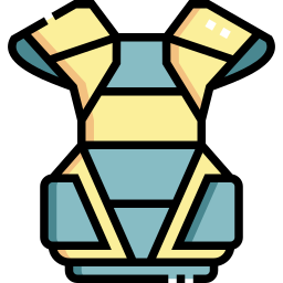 Chest guard icon