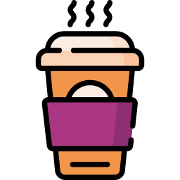 Hot coffee icon