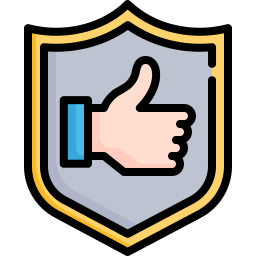 Guarantee certificate icon