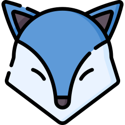 Arctic fox icon