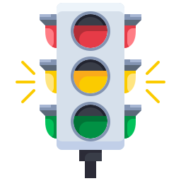 Traffic lights icon