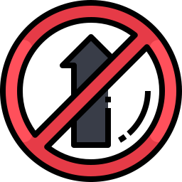 Forbidden sign icon