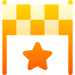 Finish line icon