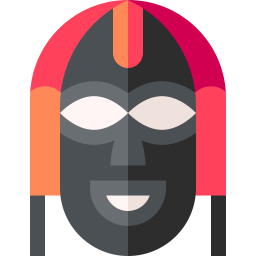 African mask icon