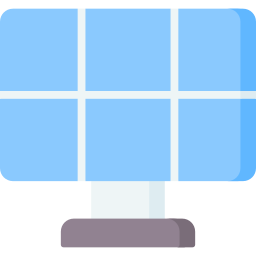 Solar panel icon