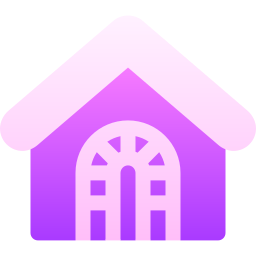 Gingerbread house icon