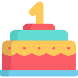 Birthday cake icon