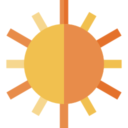 soleil Icône