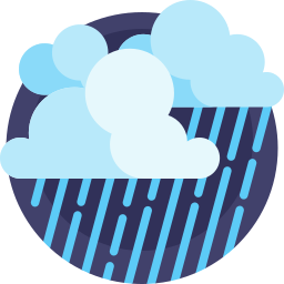 Heavy rain icon