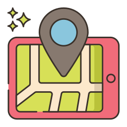 Gps navigation icon