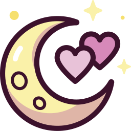 Honey moon icon