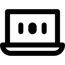 Laptop computer icon