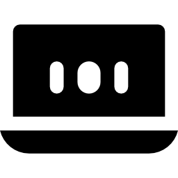 Laptop computer icon