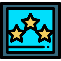 Tree stars icon