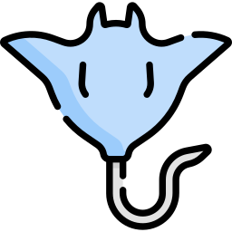 manta ray icona