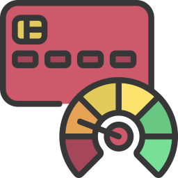 Business credit score icon