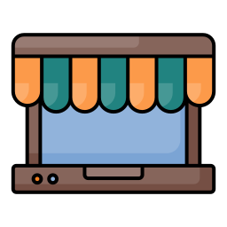 Online shop icon