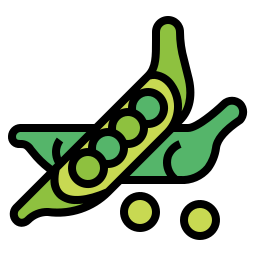 Green pea icon