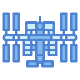station spatiale Icône