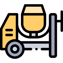 Concrete mixer icon