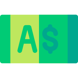 Australian dollar icon