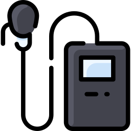 Lapel microphone icon