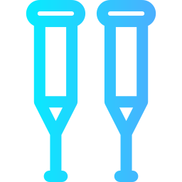 béquilles Icône