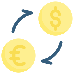 Currency exchange icon