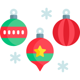 Christmas ball icon