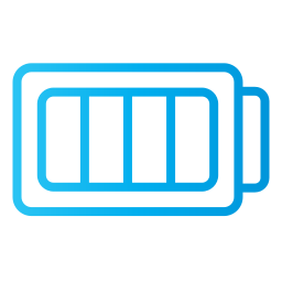 batteria carica icona