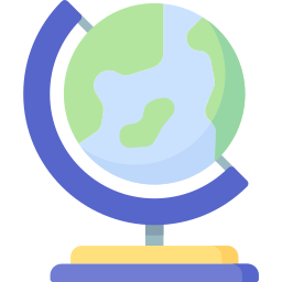 Earth globe icon