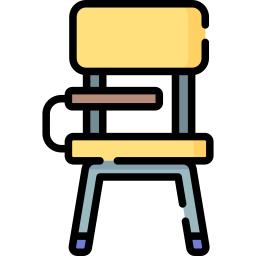 Desk chair icon