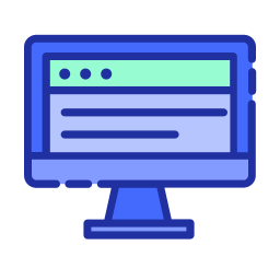 Computer screen icon