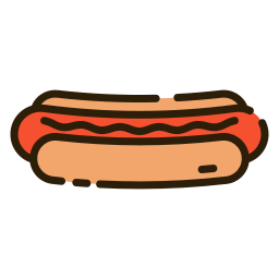 hotdog icoon