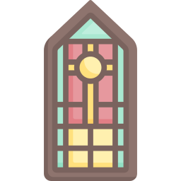 Stained glass icon