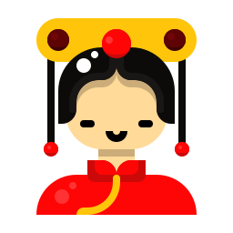 Chinese dress icon