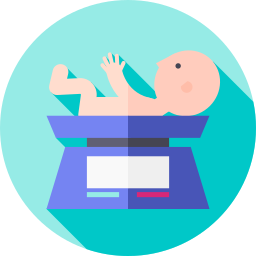 Weight scale icon