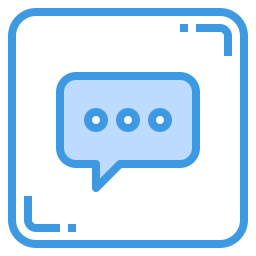 Bubble speech icon