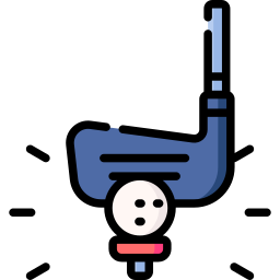 Golf stick icon