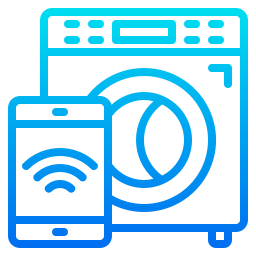 Smart washing machine icon