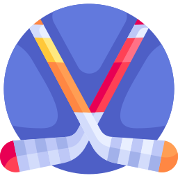 Hockey stick icon