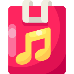 app de loja de música Ícone