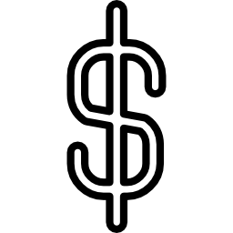 Dollar currency symbol icon