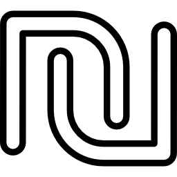 Israel shekel currency symbol icon