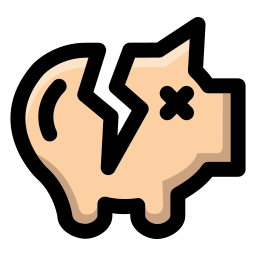 Piggy bank icon