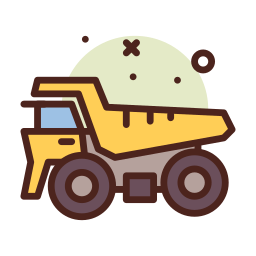 Dumper truck icon