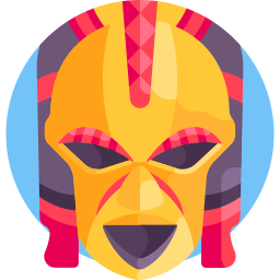 African mask icon