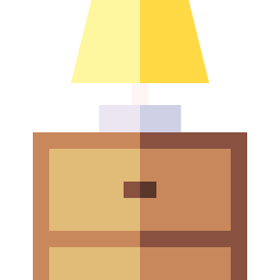 Bedside table icon