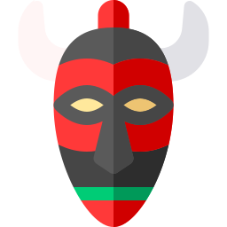 African mask icon