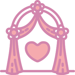 Wedding arch icon